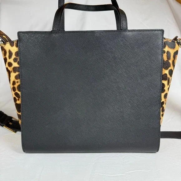 Kate‎ Spade Run Wild Leopard Hayden Cat Purse Bag Dani Brighton Black Cat Wallet